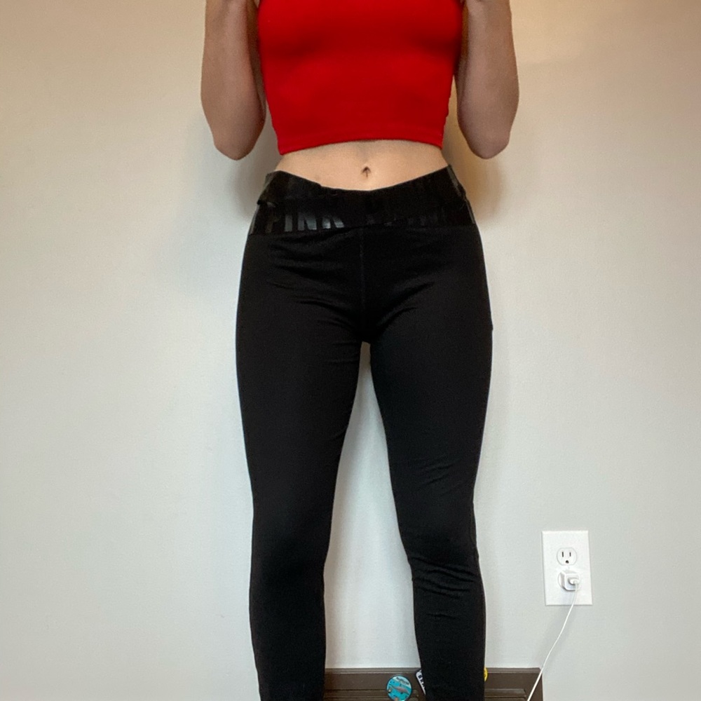 leggings by PINK down to ankles black